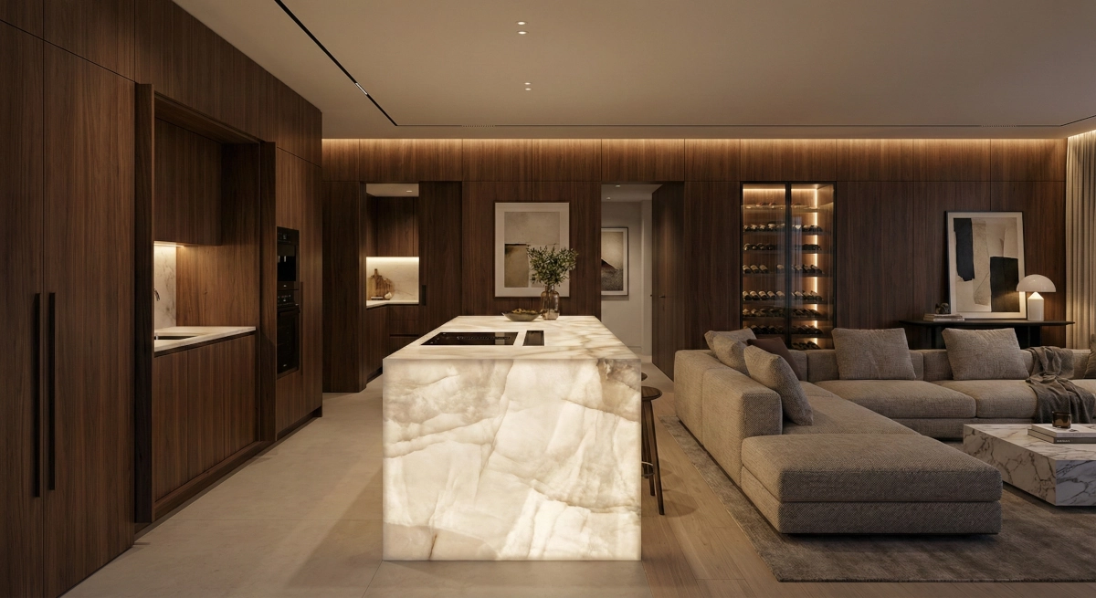 Cozinha Integrada com a Sala: O Equilíbrio entre a Convivência e a Elegância